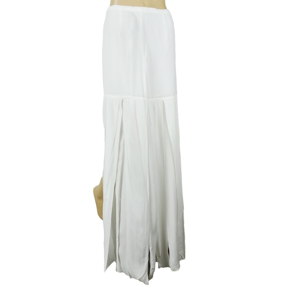 BB Dakota Dresses & Skirts - BB Dakota White Slit Fringe Maxi Skirt BB Dakota Dresses & Skirts - BB Dakota White Slit Fringe Maxi Skirt